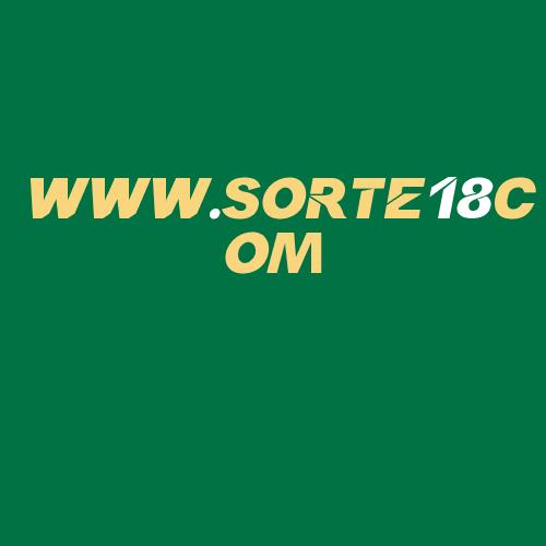 Logo da WWW.SORTE18COM